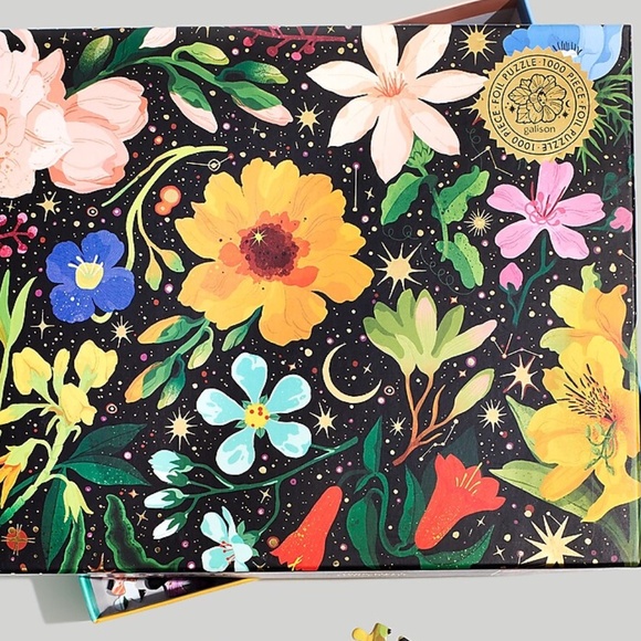 NIB CHRONICLE BOOKS INTERGALACTIC FLORA PUZZLE  INTERGALACT New Unused fun gift! - Picture 2 of 4